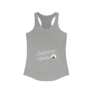 Adventure and Food, Women's Ideal Racerback Tank