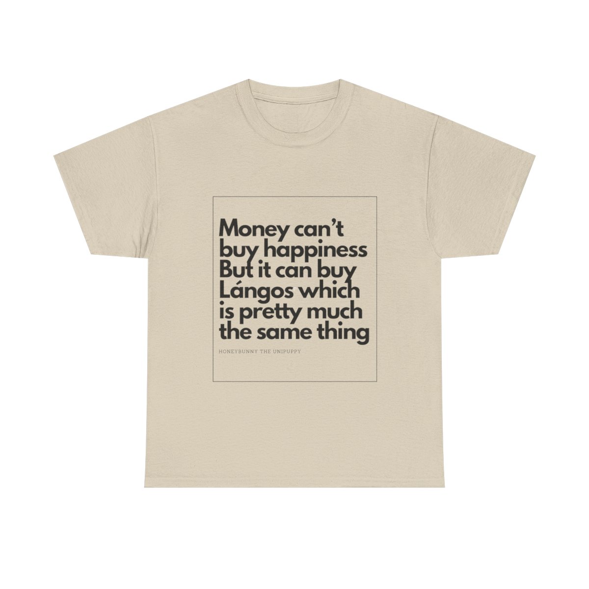Money can buy Langos - Unisex Heavy Cotton Tee - Image 55