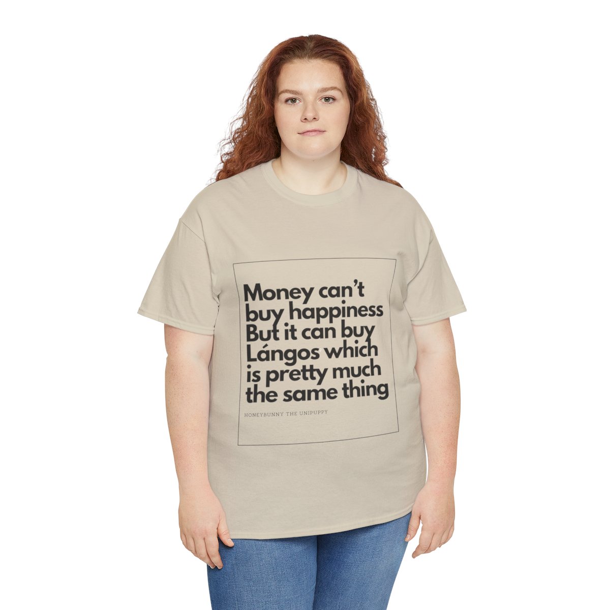 Money can buy Langos - Unisex Heavy Cotton Tee - Image 69