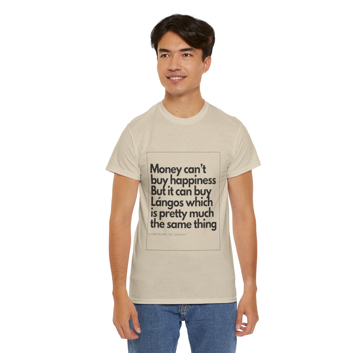 Money can buy Langos - Unisex Heavy Cotton Tee - Image 75