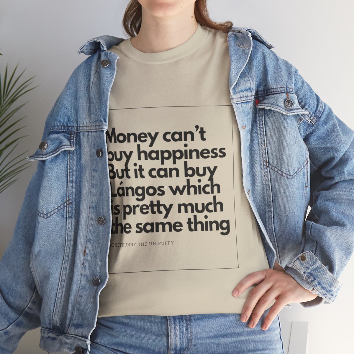 Money can buy Langos - Unisex Heavy Cotton Tee - Image 77