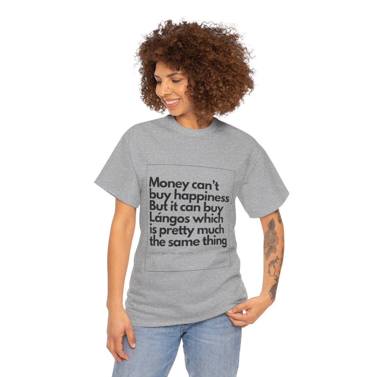 Money can buy Langos - Unisex Heavy Cotton Tee - Image 92