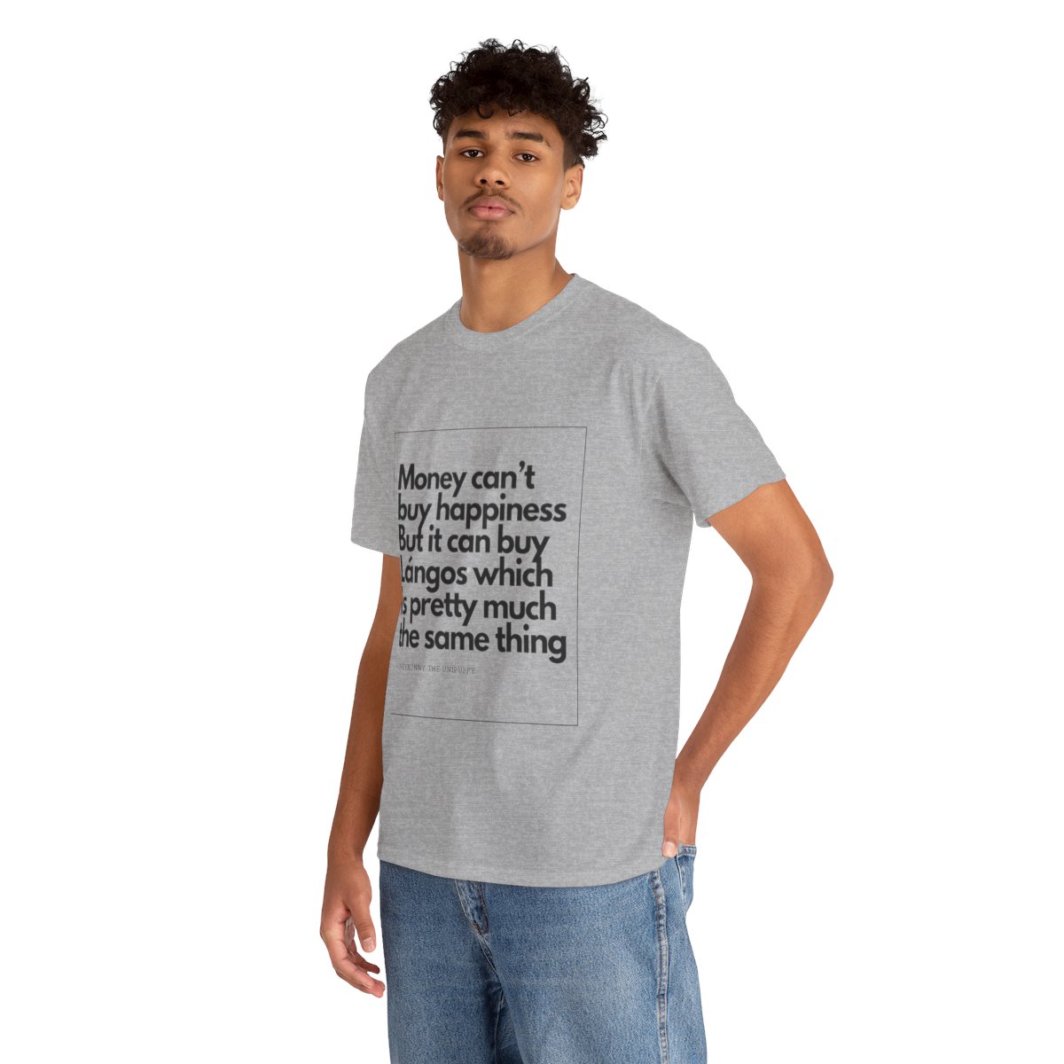 Money can buy Langos - Unisex Heavy Cotton Tee - Image 95