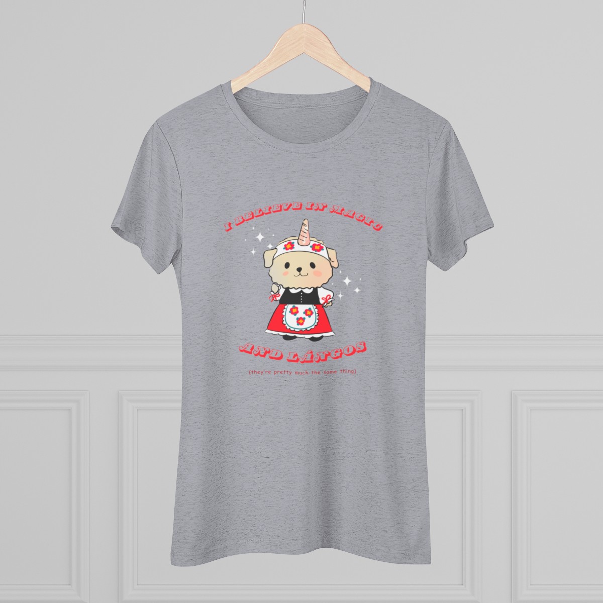 I believe in Magic and Langos, Women's Tee - Image 14