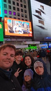 Times Square Billboard surprise